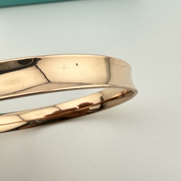 RARE Tiffany & Co. 1837 Rubedo Metal Bangle Bracelet: Hallmarked, Box & Pouch - Picture 6 of 9